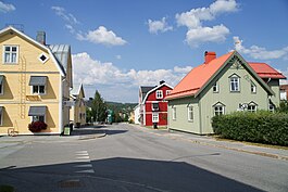 Köpmangatan västerut mot Björkgatan.