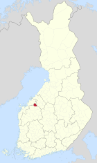 Lage von Evijärvi in Finnland