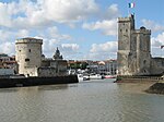 La Rochelle och den gamla hamnen