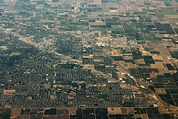 Aerial view of Turlock