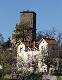 Skyline of Albigny-sur-Saône