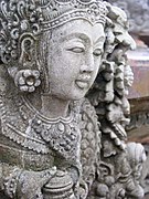 Balinese stone guardian