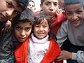 Children living next to Daurra Oil Refinery in Iraq