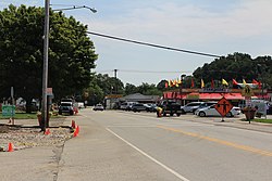 Marion Pike (SR 243) running through the village