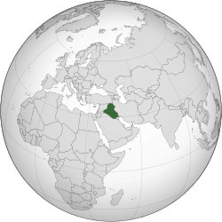 Location of Iraq