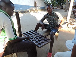 Joueurs de bao, Tanzanie, 2018.