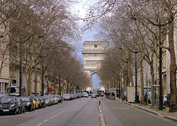 Avenue Kléber, Blick in Richtung Arc de Triomphe