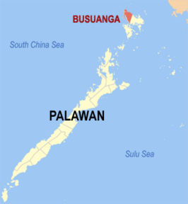 Kaart van Busuanga