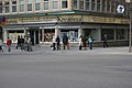 Crossing of Sveavägen and Tunnelgatan where Olof Palme was assassinated.