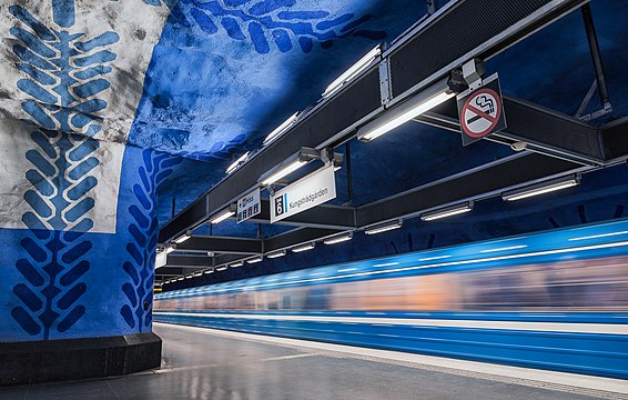 T-Centralen, Stockholms central underground metro station.