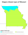 Image 4Köppen climate types of Missouri (from Missouri)