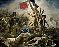 La Libertad guiando al pueblo, de Eugène Delacroix, 1830.