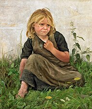 Girl Sitting in the Grass