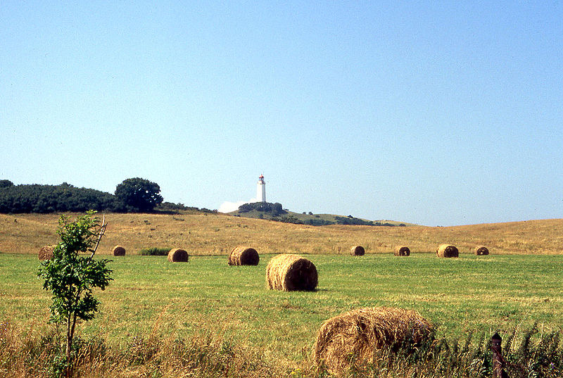 File:Hiddensee Blick zum Leuchtturm.jpg