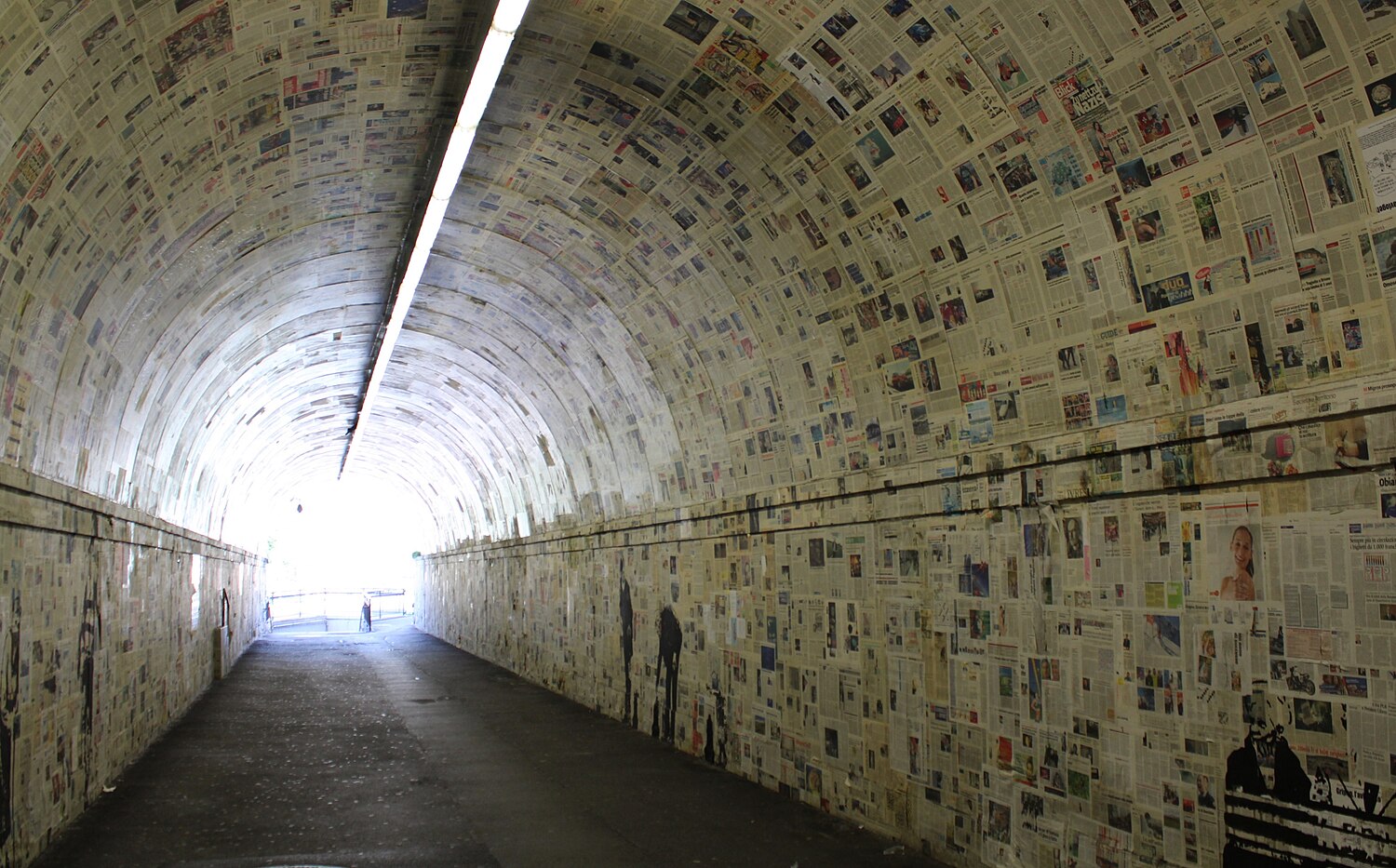 Un tunnel.