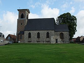 The church in Quérénaing