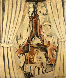 Robert Delaunay, View over the Eiffel Tower