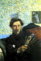 Umberto Boccioni selvportræt (1905)