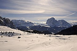 Val Gardena in inverno