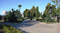 Public park in Sudzha