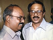 Along with writer M.T. Vasudevan Nair