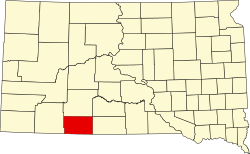 Koartn vo Bennett County innahoib vo South Dakota