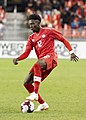 Alphonso Davies op 16 oktober 2018 geboren op 2 november 2000