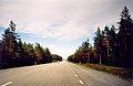 E4 near Örnsköldsvik. A common standard between Tornio and Gävle. Some roads of this standard have been converted to 2+1 road with a barrier.