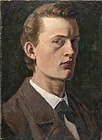 Self-Portrait. 1882. 26 × 19 cm. Munch Museum, Oslo