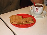 Tostadas Kaya, un plato común de desayuno en Singapur