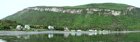 Le Pic Champlain vu du nord-ouest