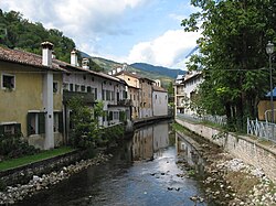 Skyline of Polcenigo