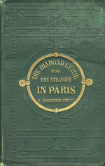 Couverture du Guide Joanne Diamond Guide for the Stranger in Paris, 1867, Paris : Hachette.