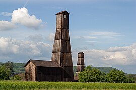 Alte Bohrtürme der Rheinsaline (2004)