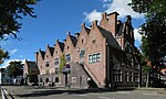 Woningbouwcomplex in de stijl van de Delftse School (1937) in Groningen (2010)