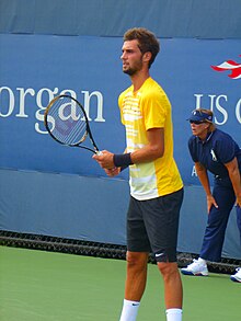 Benoit Paire aux qualifications de l'US Open 2010