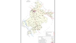 Map showing Magrayar (#673) in Bighapur CD block