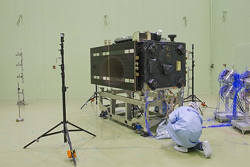 Satellite Galileo en cours de test.