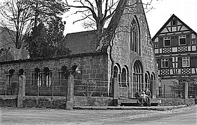 Paradies der ehemaligen Klosterkirche, Foto 1933