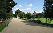 View along the main promenade