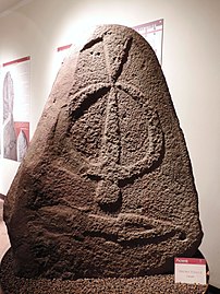 Statue-menhir de style Laconi (Sardaigne).