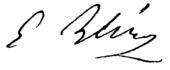 signature d'Eugène Bléry