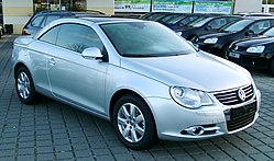 Frontal de un Volkswagen Eos