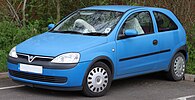 Pre facelift Vauxhall Corsa