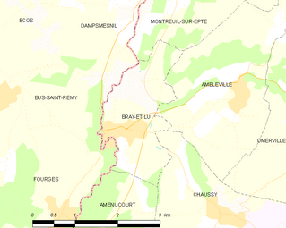 Carte de la commune.