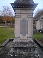 Socle du monument funéraire Lepouzé.