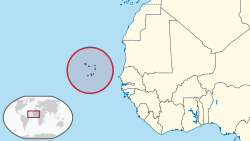 Location of Kabo-Verde