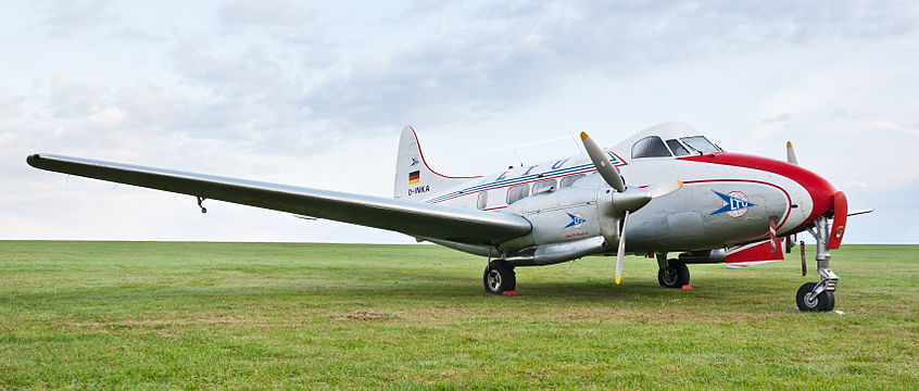 De Havilland DH-104 Dove 8 (built in 1949).