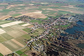 Aerial view of Féchain