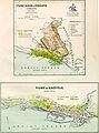 Fiume town map, circa 1890